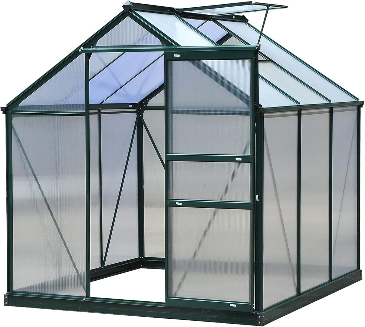 Test de la serre polycarbonate Outsunny 3.6㎡ : efficacité et robustesse