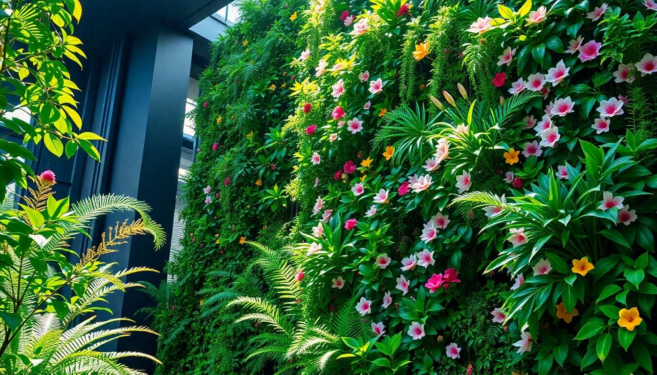 Jardin vertical : techniques et avantages