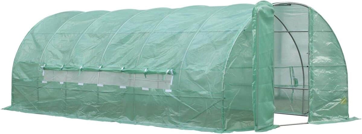 Test de la serre tunnel 18 m² Outsunny