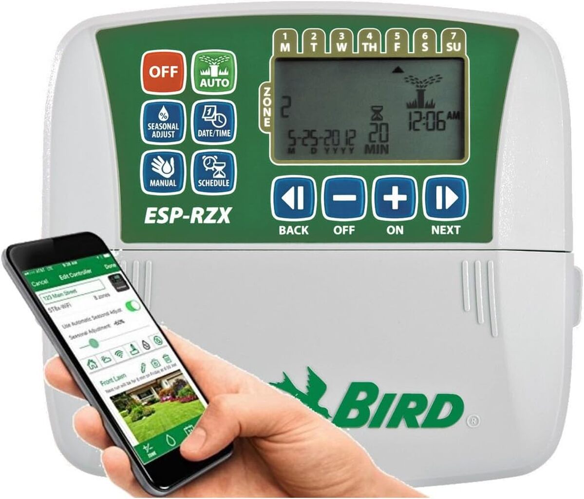 Test du programmateur d'arrosage électrique Rain Bird RZX4i