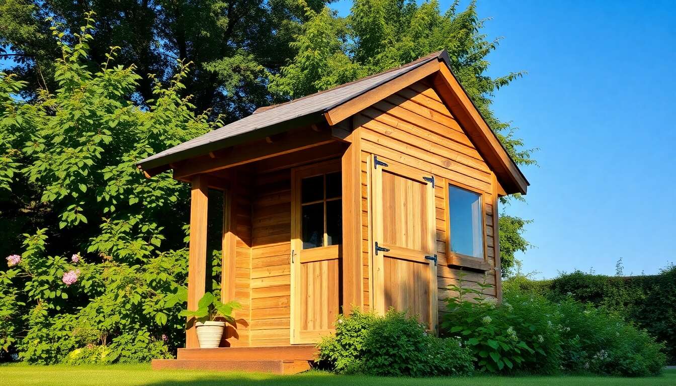 Matériaux durables : quel choix pour votre abri de jardin