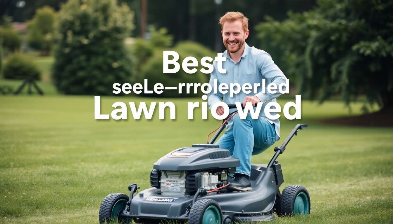 Top tondeuses autotractées : efficacité et précision
