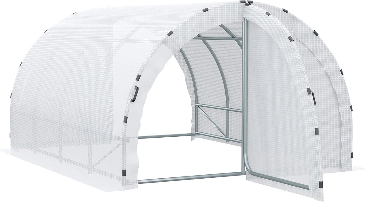 Test de la serre tunnel Outsunny 12 m² renforcée