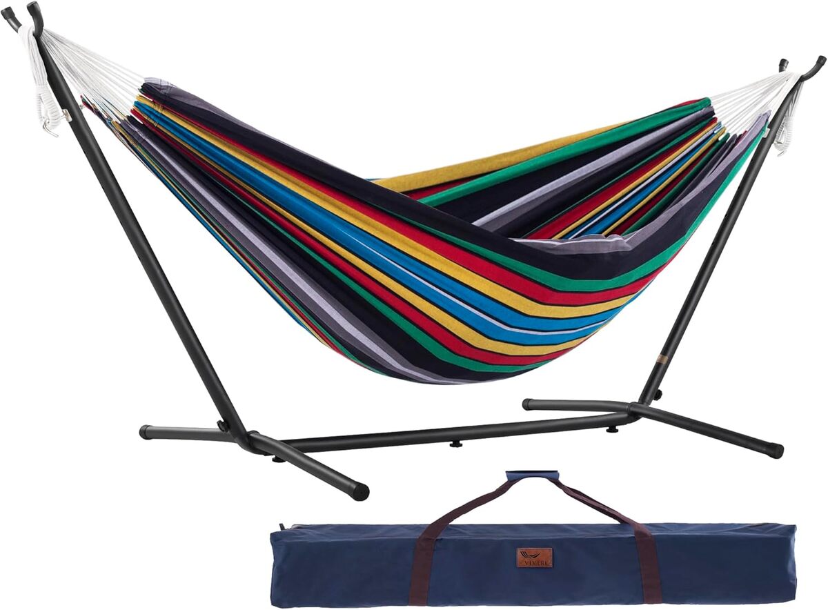 Test : hamac double cotton avec support Rio Night