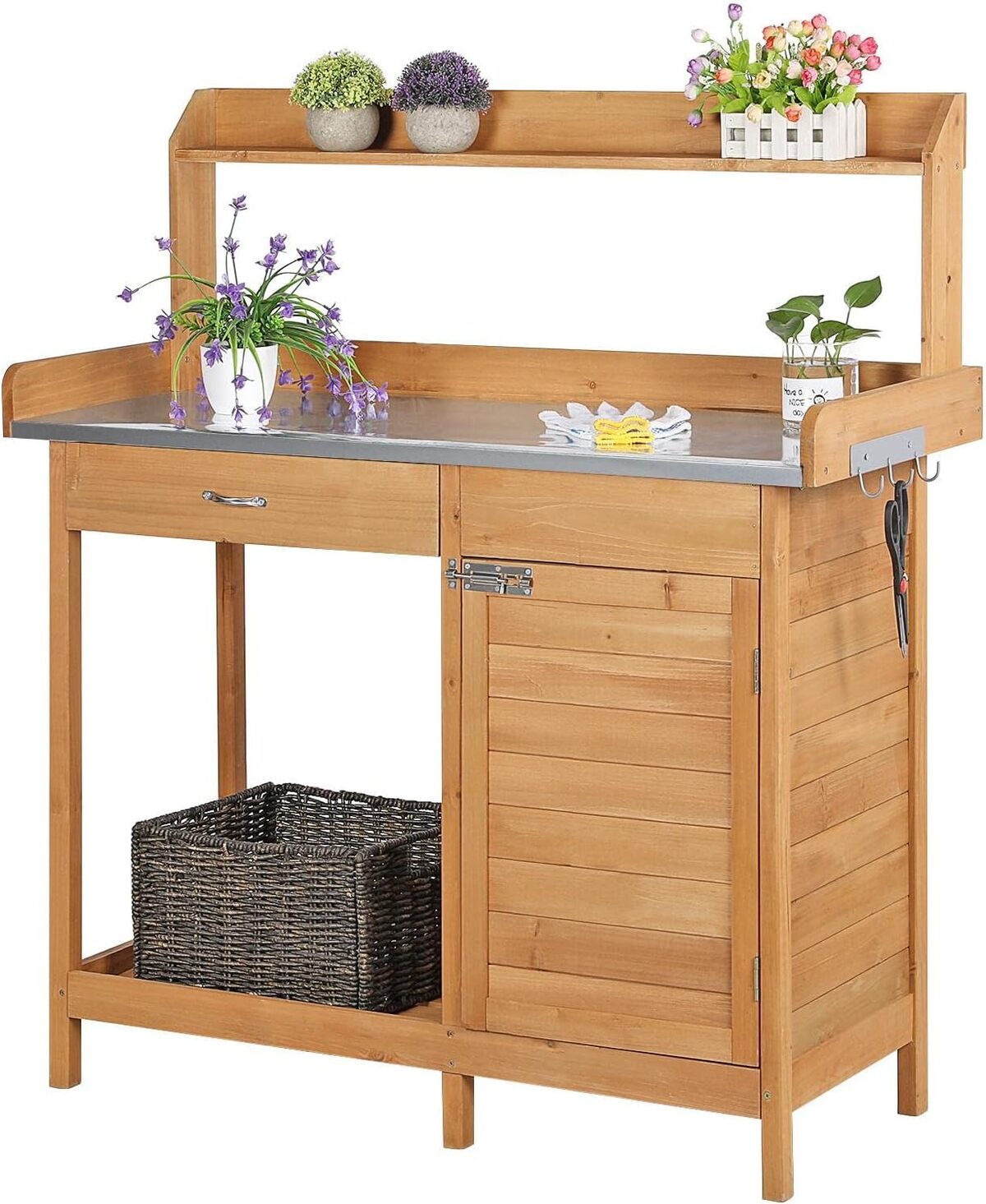 Test : table de rempotage Yaheetech avec rangements pratiques