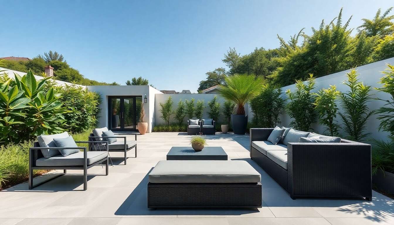 Tendances mobilier de jardin : focus sur le style contemporain