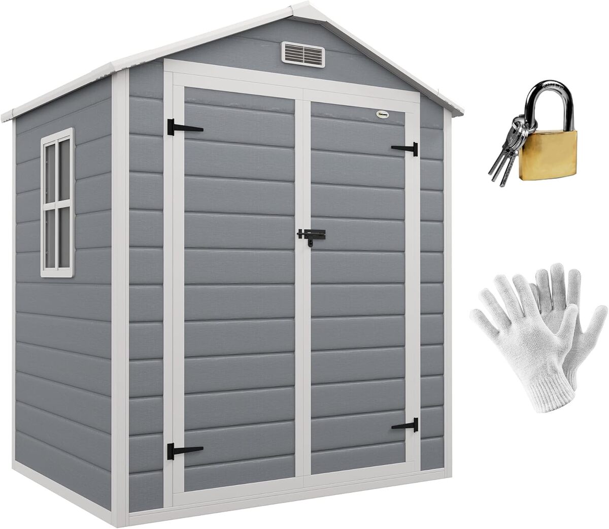 Test : abri de jardin Outsunny 2, 12 m² en résine