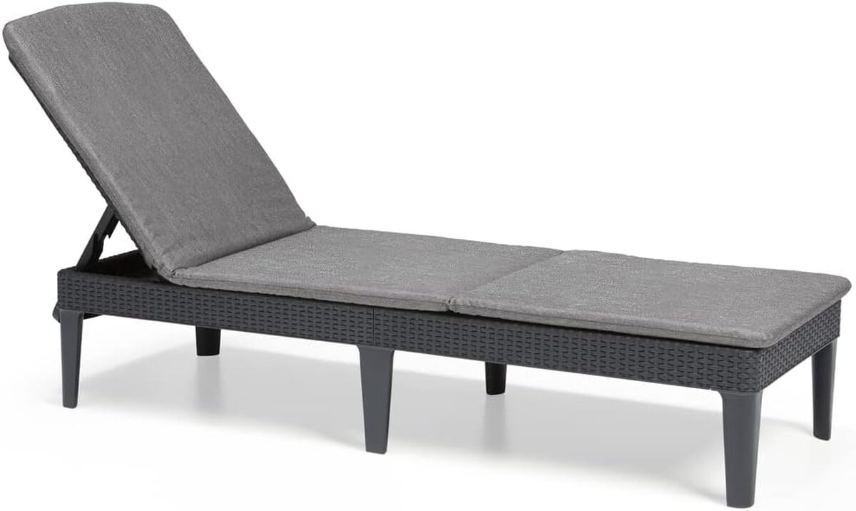 Test chaise longue Jaipur Keter : confort et style en résine graphite