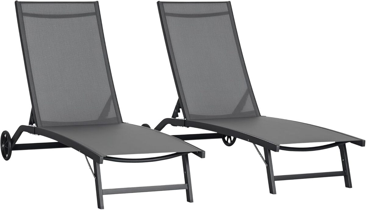 Test : bains de soleil inclinables Outsunny - confort et style