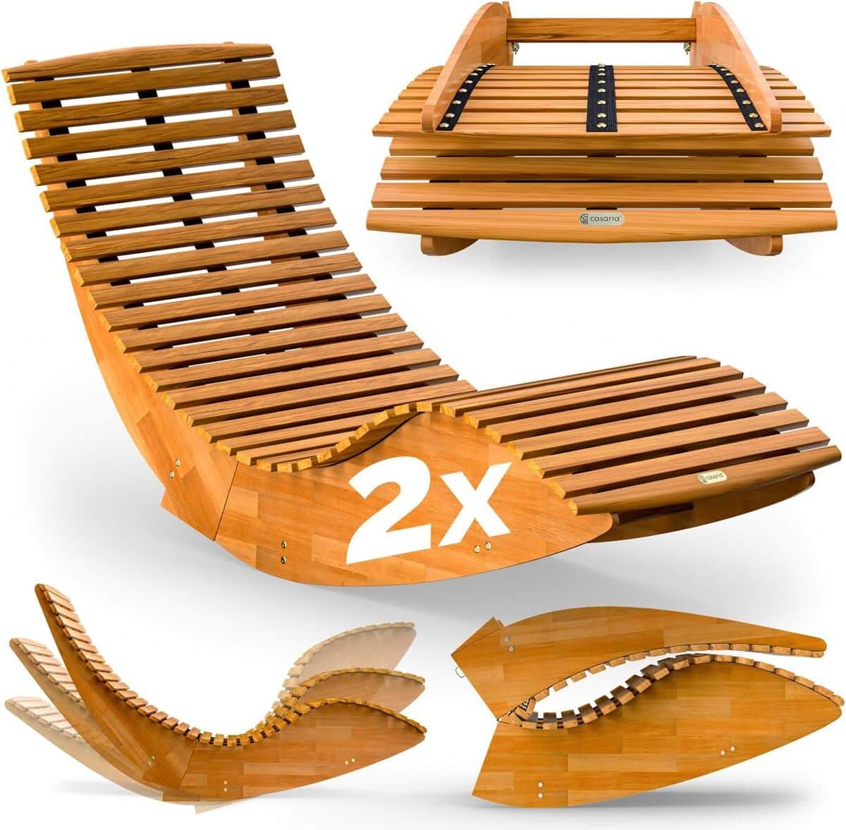 Test : chaise longue Casaria en bois d'acacia, confort et design