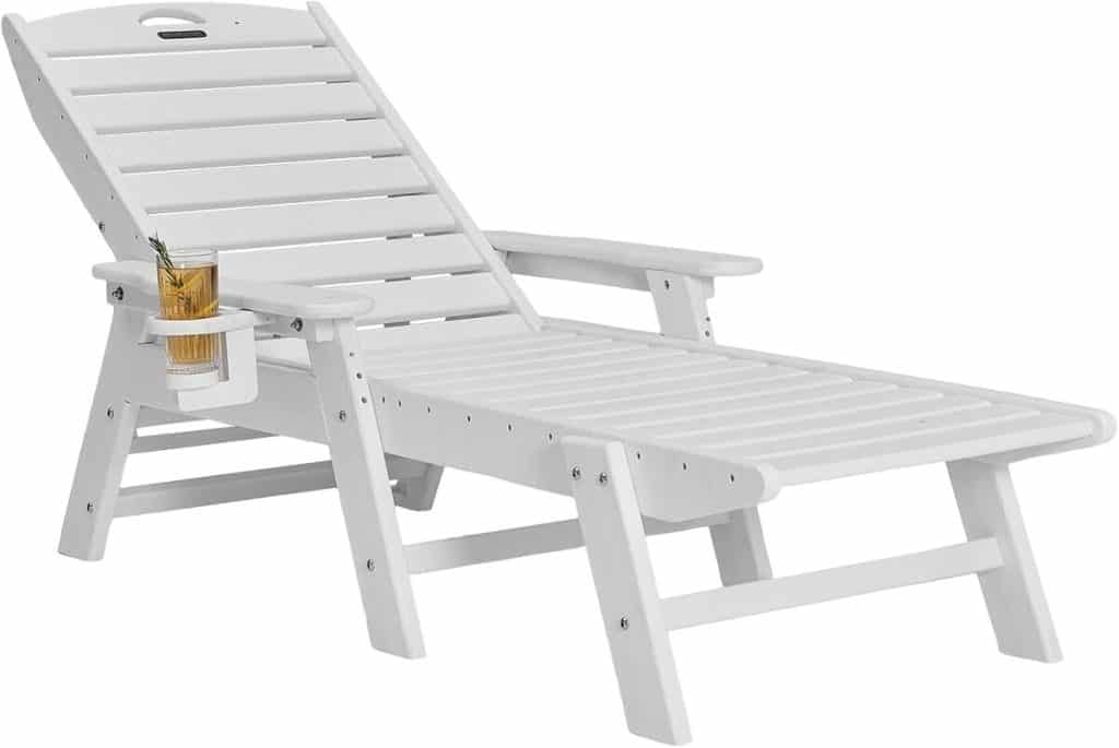 Test chaise longue VEVOR : le transat jardin 6 positions