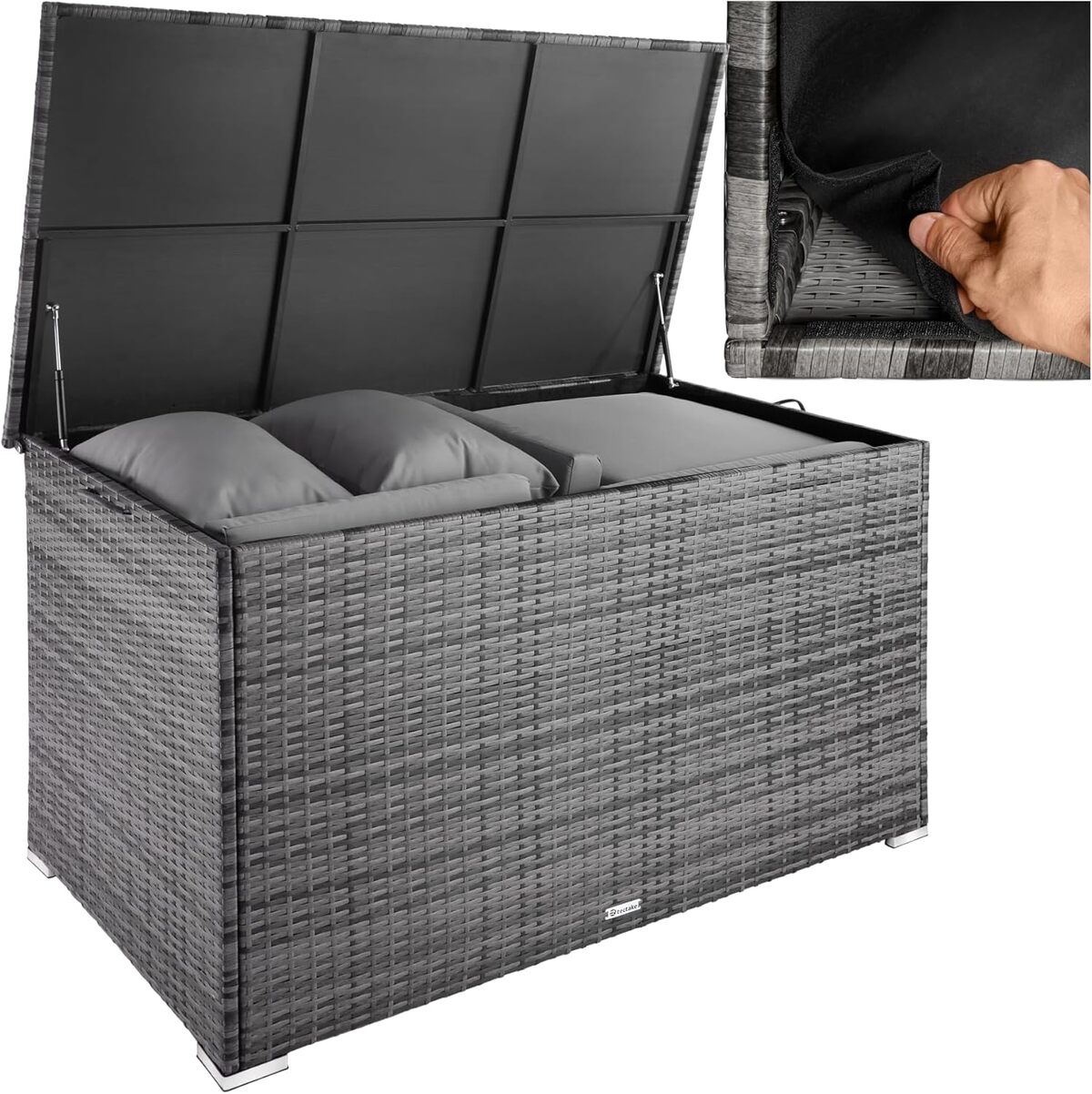 Test : coffre de jardin TecTake® 750 L en aluminium