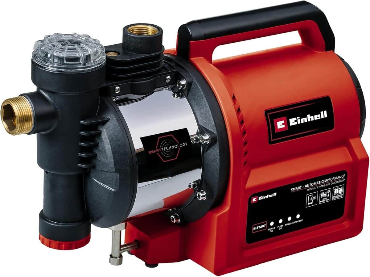 Test de la pompe intelligente Einhell GE-AW 1144 SMART : performance et programmation