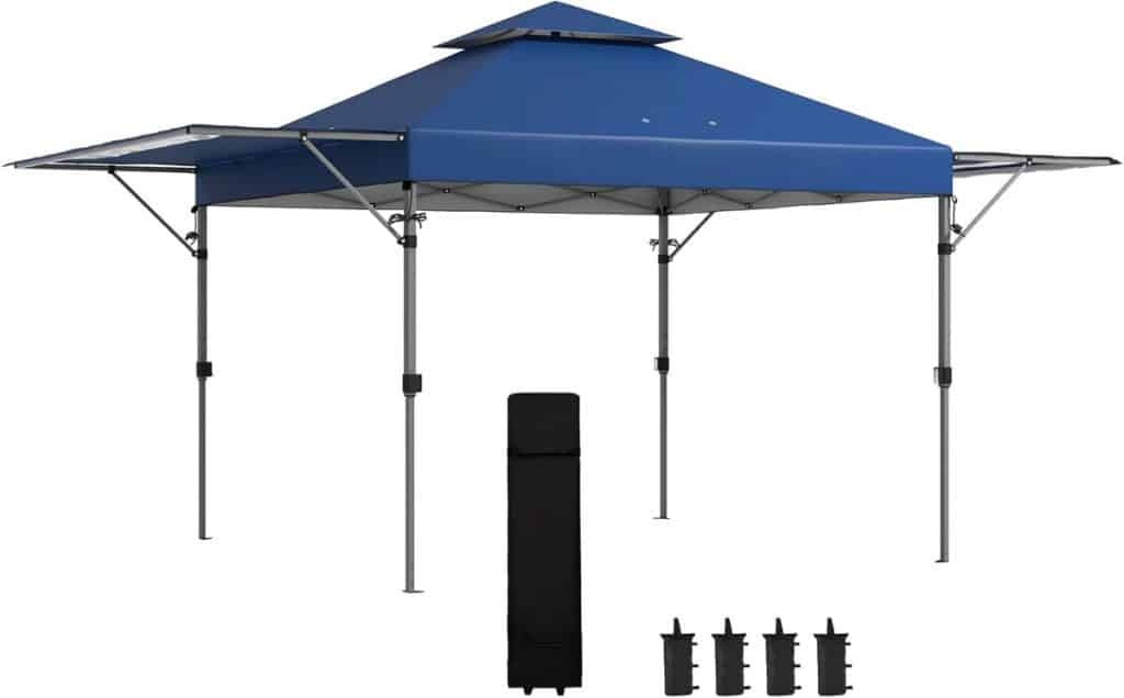 Test de la tonnelle pliable Outsunny 5 x 3 m : installation facile et portable