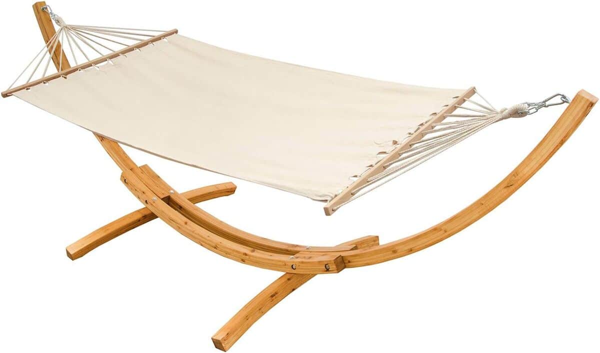 Test du hamac XXL Amanka : confort et design suspendu