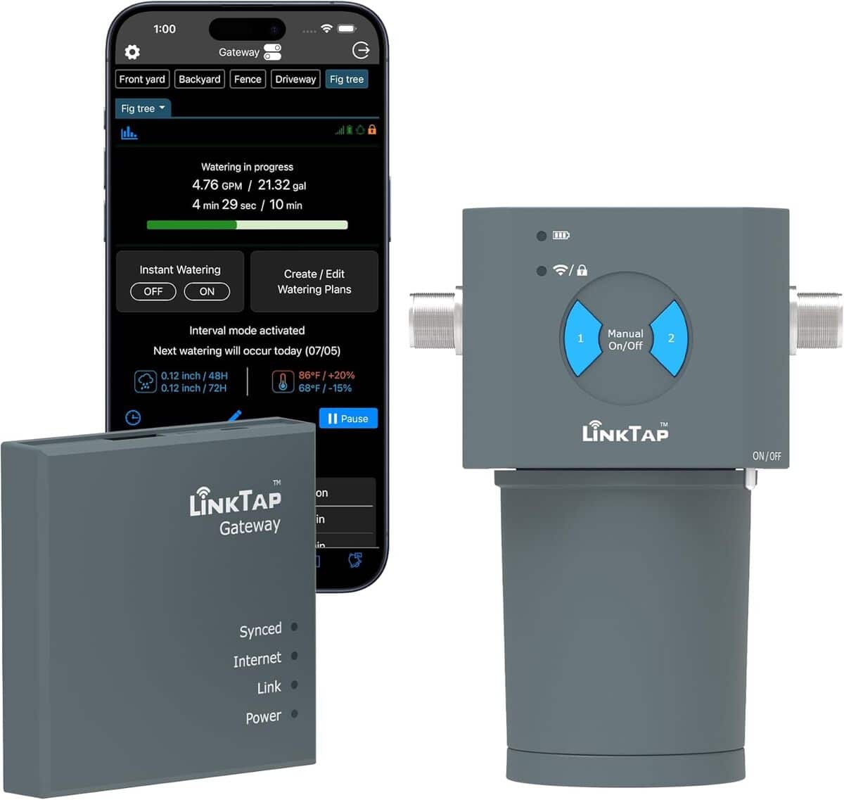 Test du LinkTap ValveLinker : contrôleur d'arrosage intelligent 2 zones, haute portée