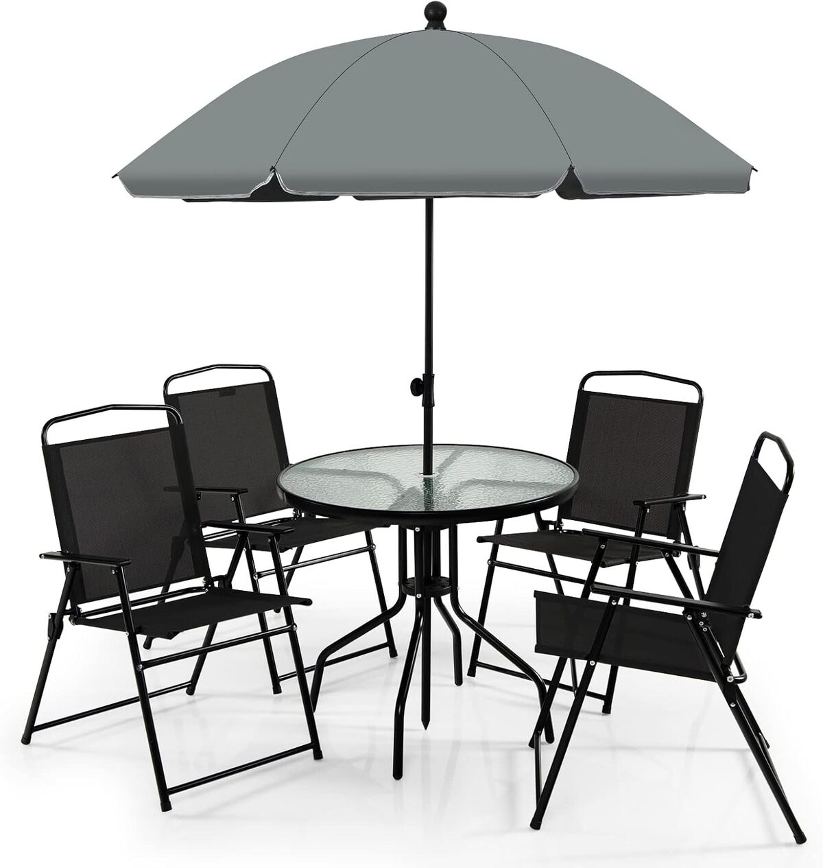 Test : ensemble jardin KOMFOTTEU 6 pièces avec parasol