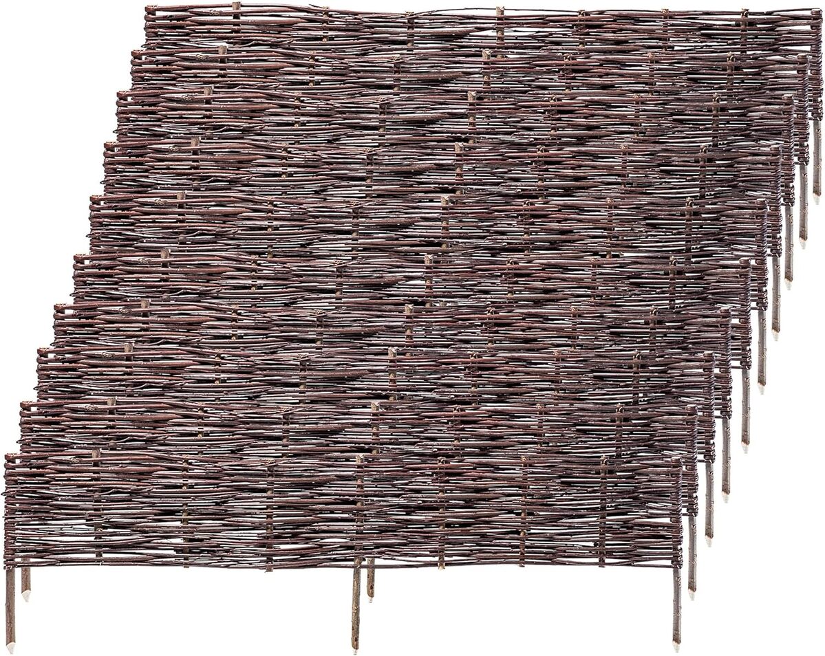 Avis sur les clôtures décoratives en osier naturel Kadax pour jardin