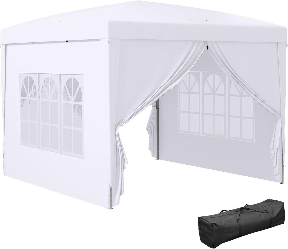 Test de la tonnelle Outsunny Barnum 3x3 m : pliable et pratique