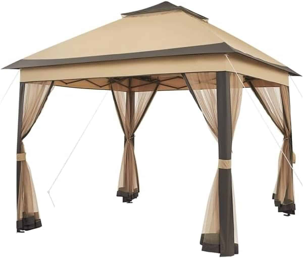 Test de la tonnelle Yaheetech avec toiles moustiquaires : le choix idéal pour le jardin