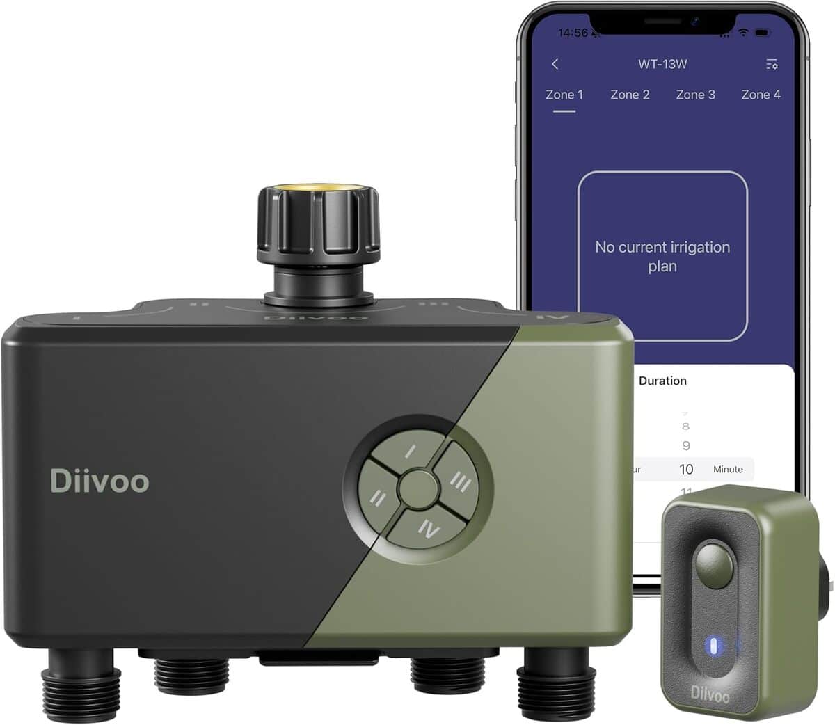 Test : diivoo programmateur d'arrosage WiFi 4 voies efficace et connecté
