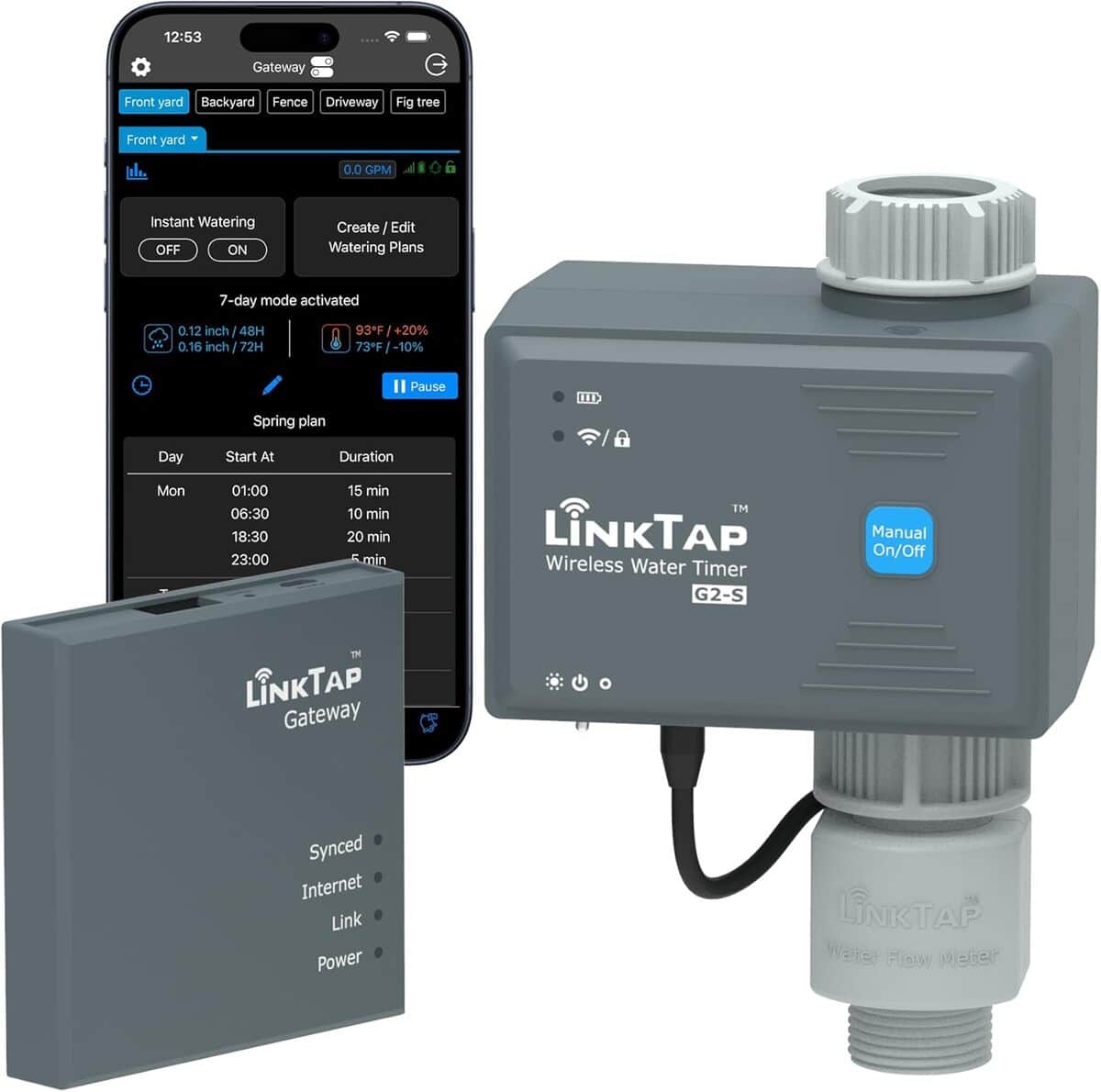Test du LinkTap G2S : programmateur d'arrosage intelligent