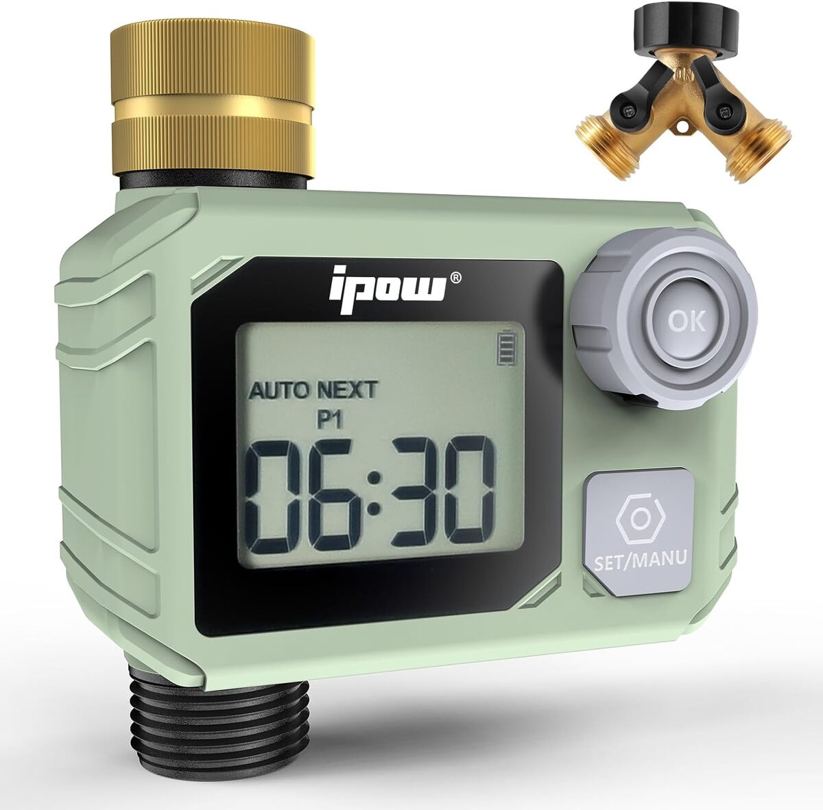 Test du minuteur d'arrosage numérique IPOW : trois modes automatiques et retard pluie