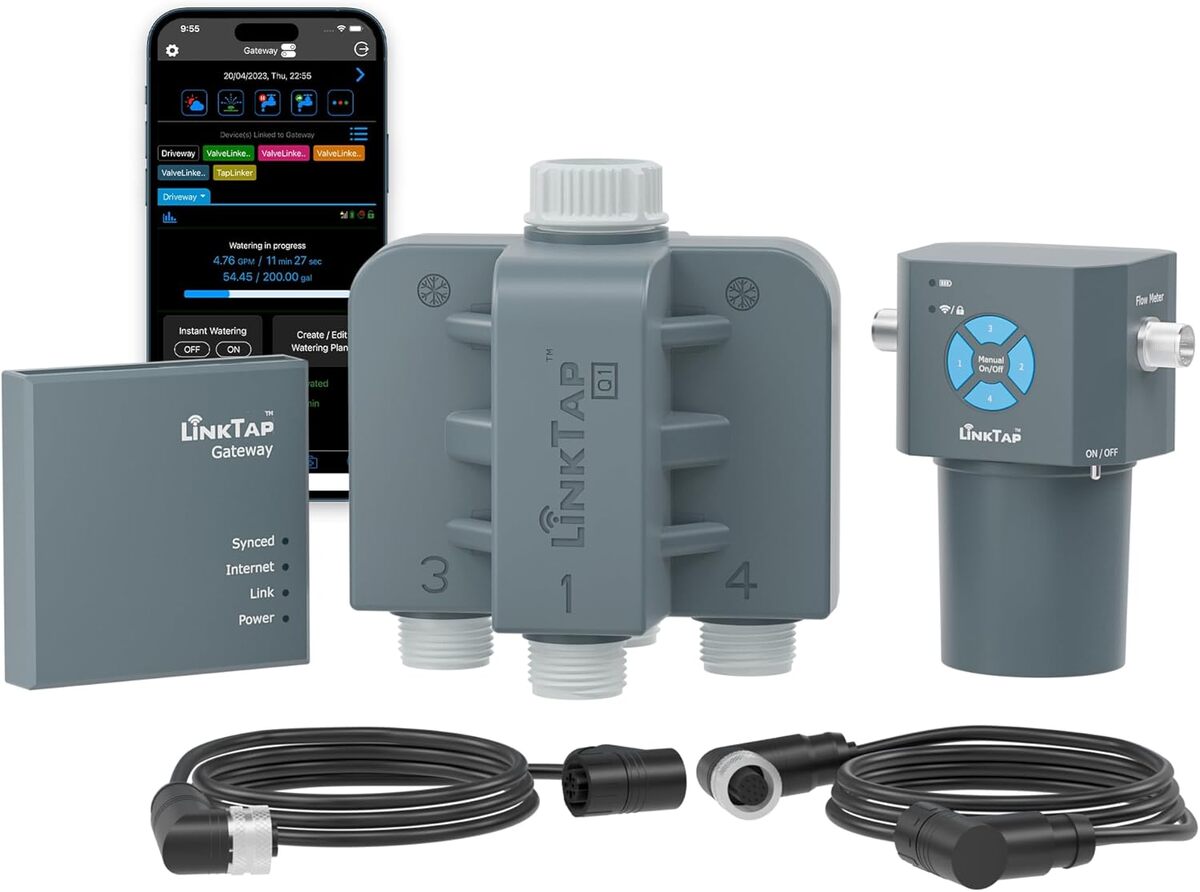 Test du programmateur d'arrosage intelligent LinkTap Q1 : efficacité à 4 zones