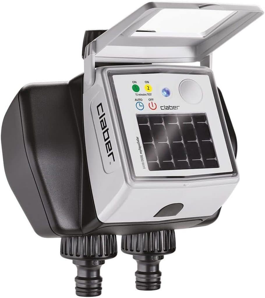 Test du programmateur Dual myAquaSolar Claber : arrosage efficace à énergie solaire