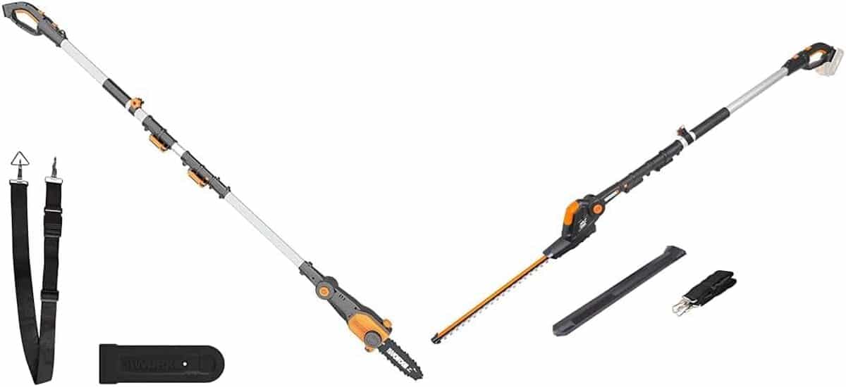 Test : ébrancheuse télescopique 20V WORX WG349.9