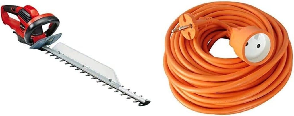 Test : einhell taille-haies GE-EH 7067 700 W et Zenitech prolongateur 25 m