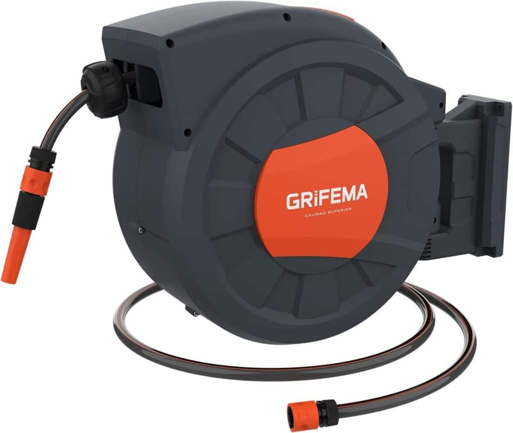 Test : enrouleur Grifema G301-35, flexible et complet pour votre jardin