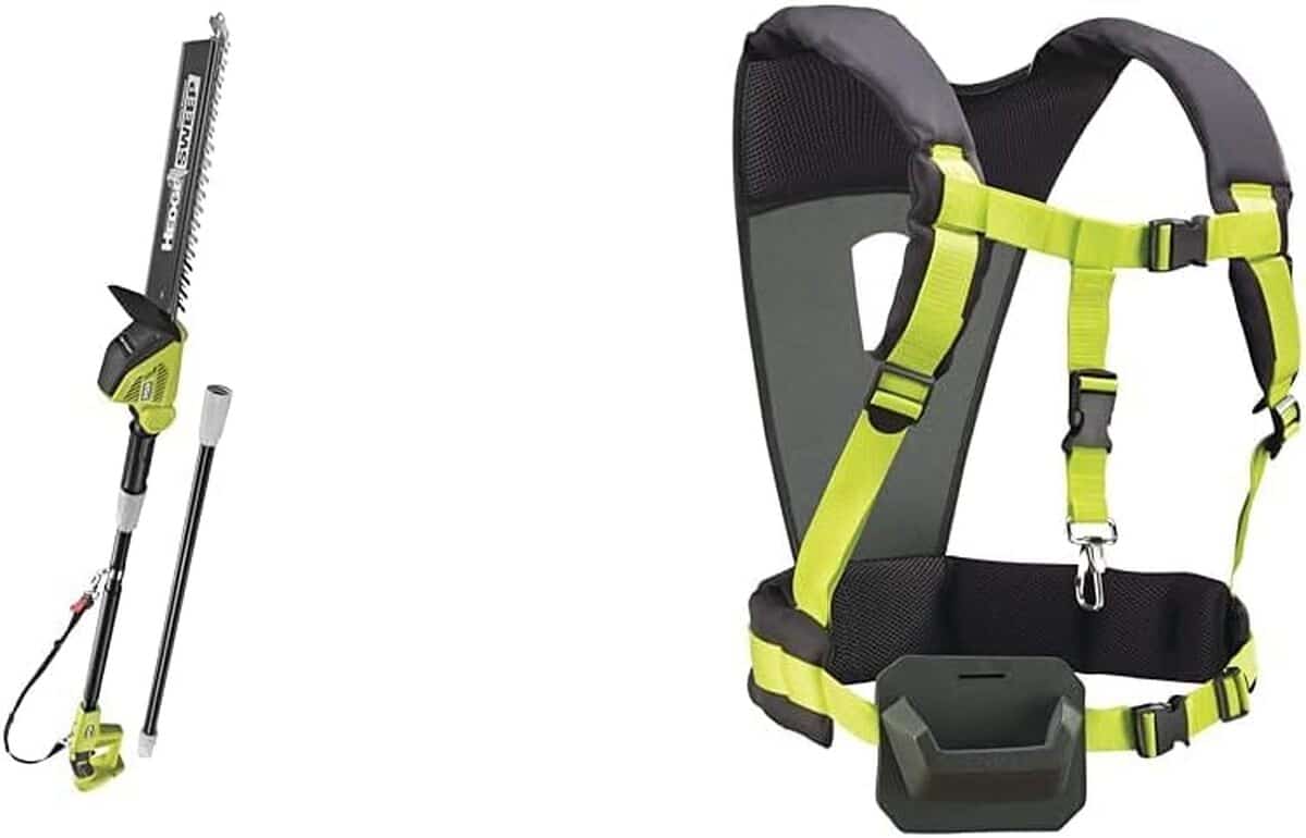 Test : taille-haie sur perche sans fil Ryobi 18V One+ lames 45 cm