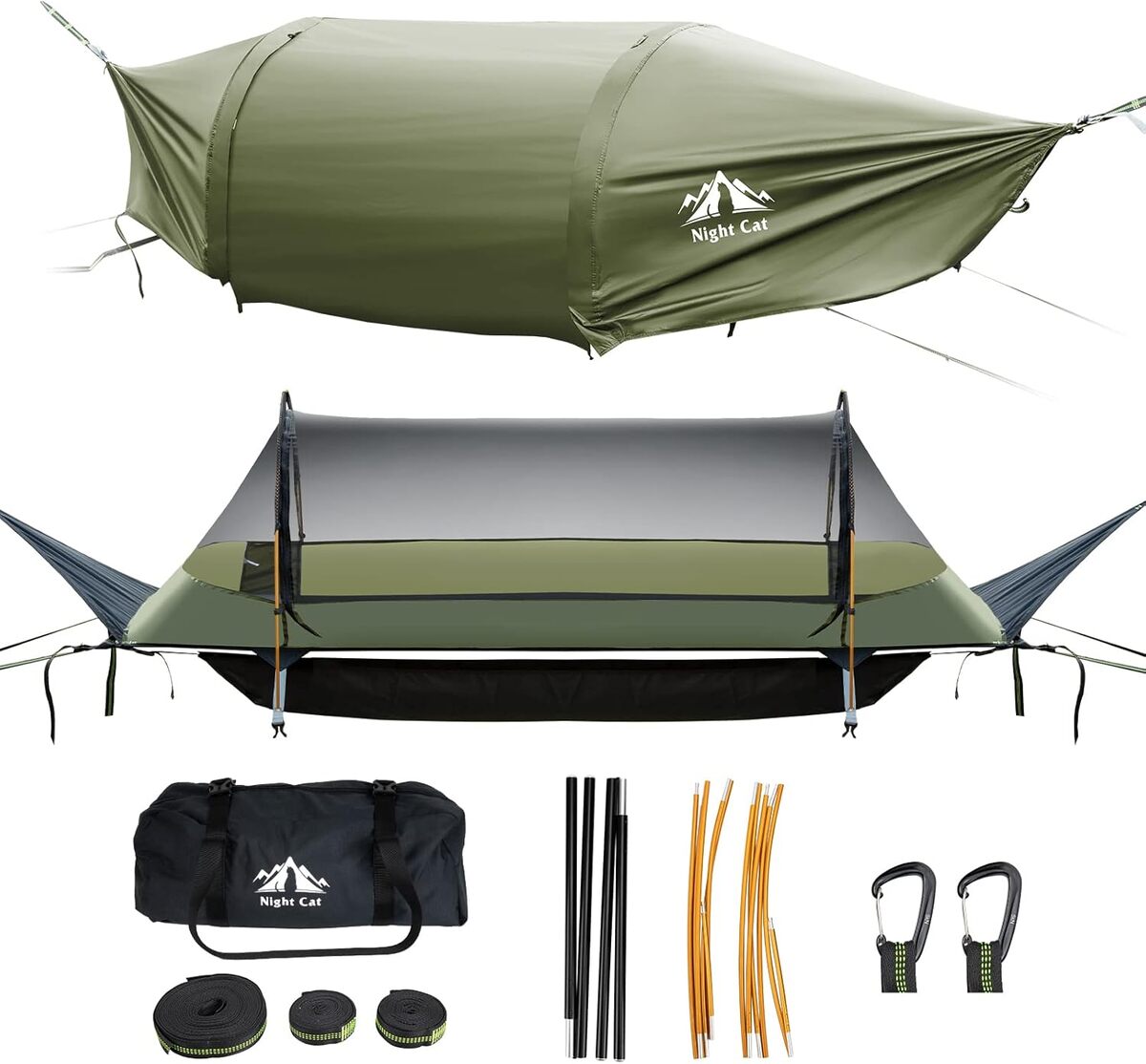 Test : tente hamac Night Cat 1 personne avec moustiquaire