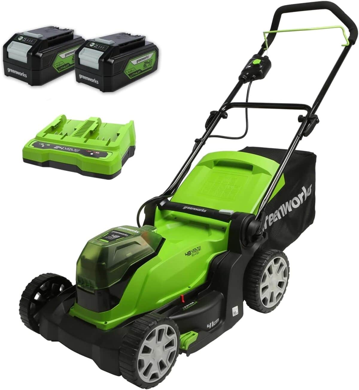 Test tondeuse sans fil Greenworks 48V : efficacité et autonomie