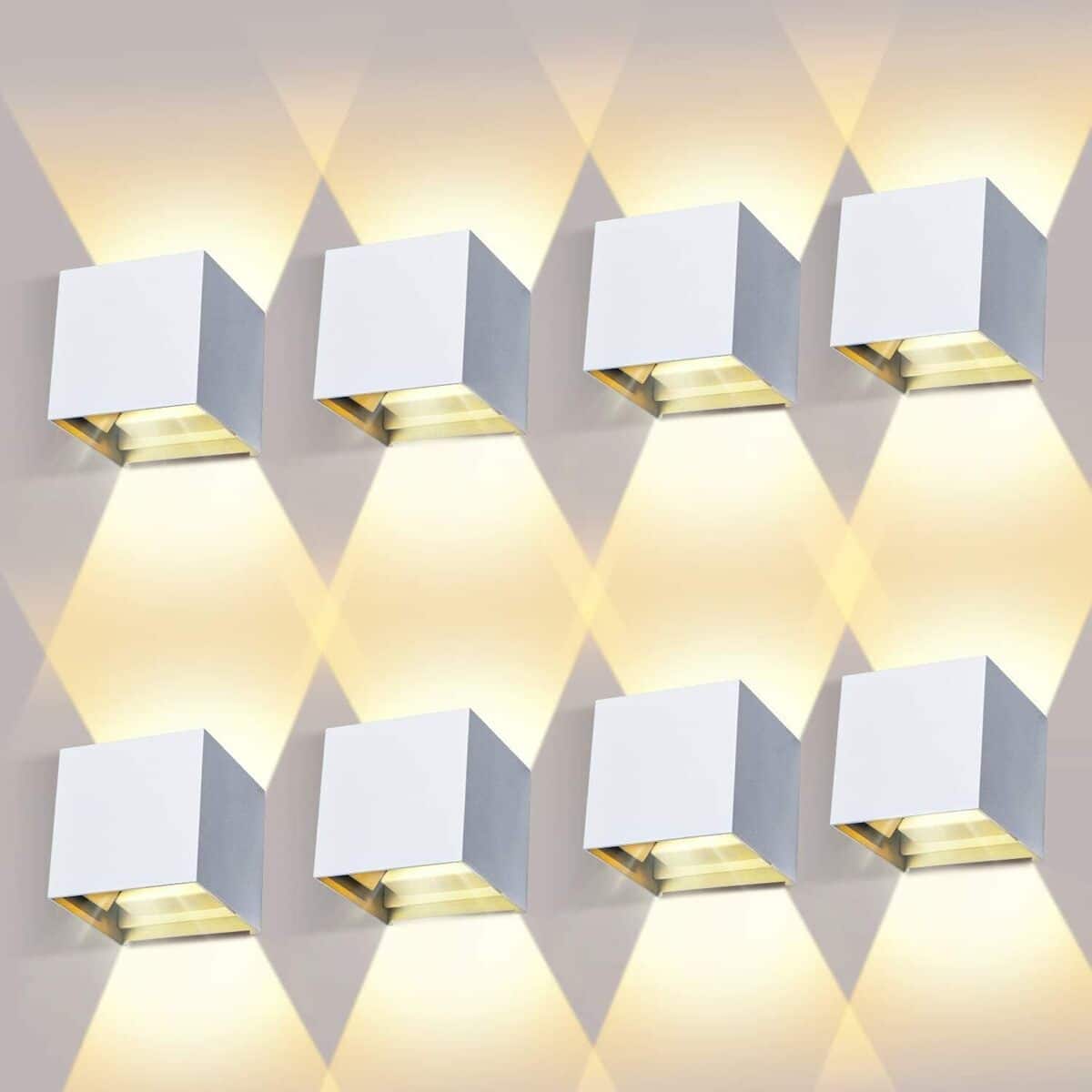 Test : applique murale LEDMO 12W IP65 blanc chaud