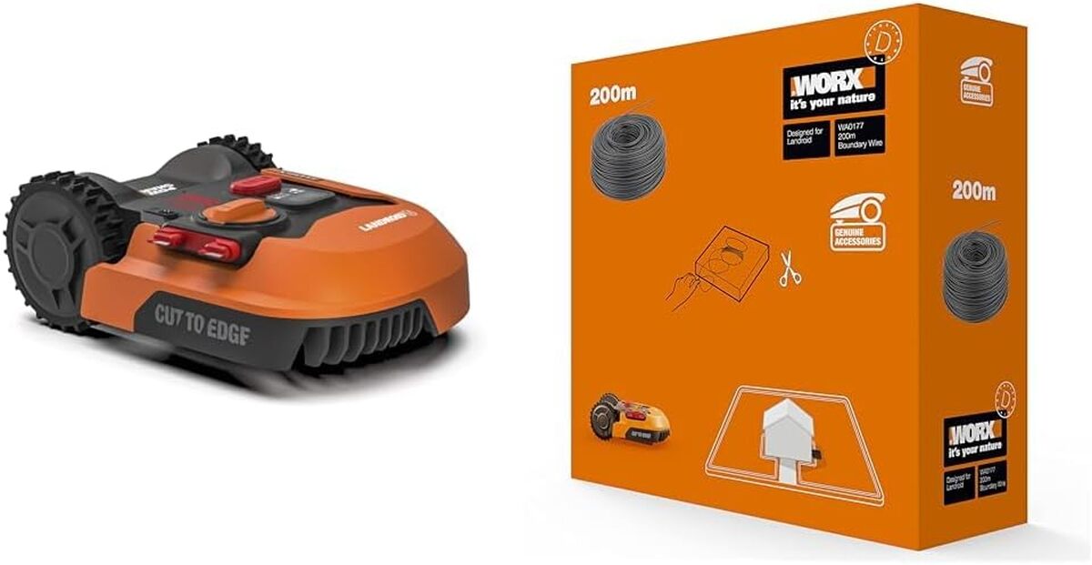 Test du robot tondeuse connecté WORX Landroid WR142E : performance jusqu'à 700m²