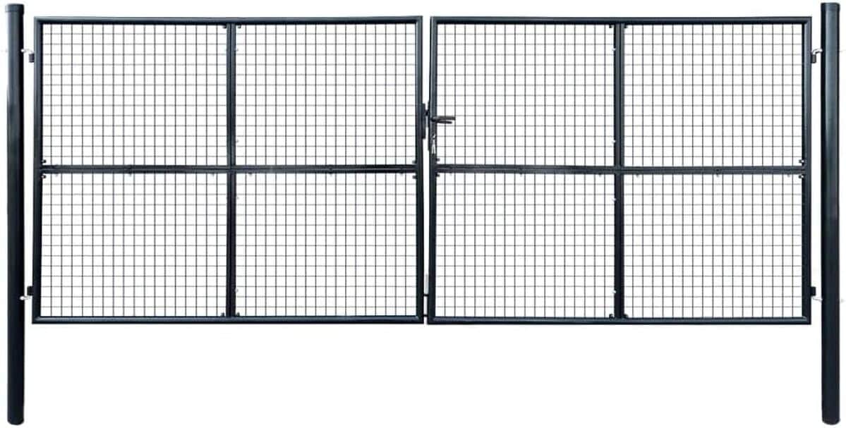 Test : portail en maille vidaXL 400x150 cm