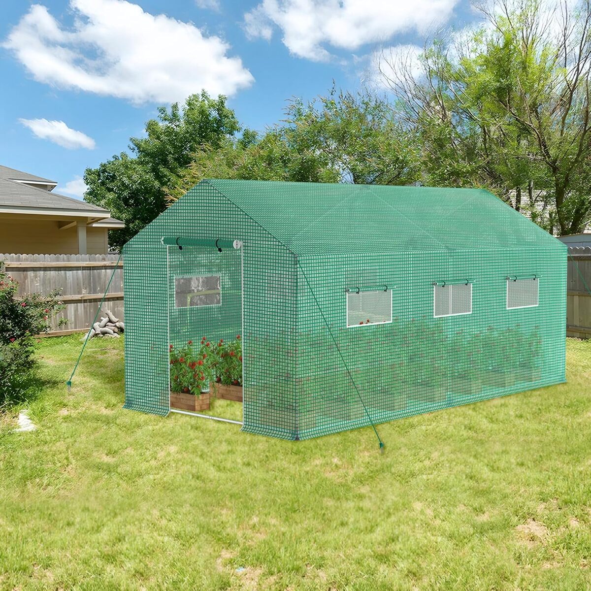 Test : serre de jardin UISEBRT, protection hivernale pour vos plantations