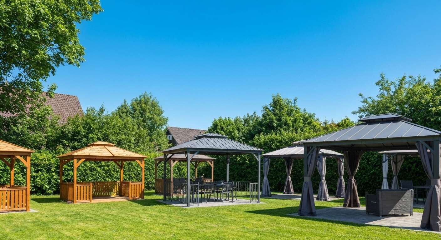 Les différents types de tonnelles Les différents types de tonnelles