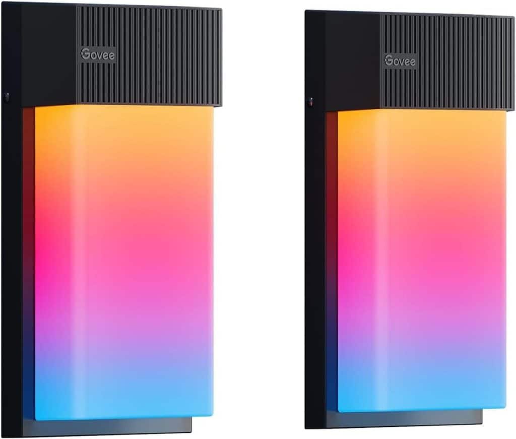 Test : applique murale Govee RGBIC, design intelligent et lumineux