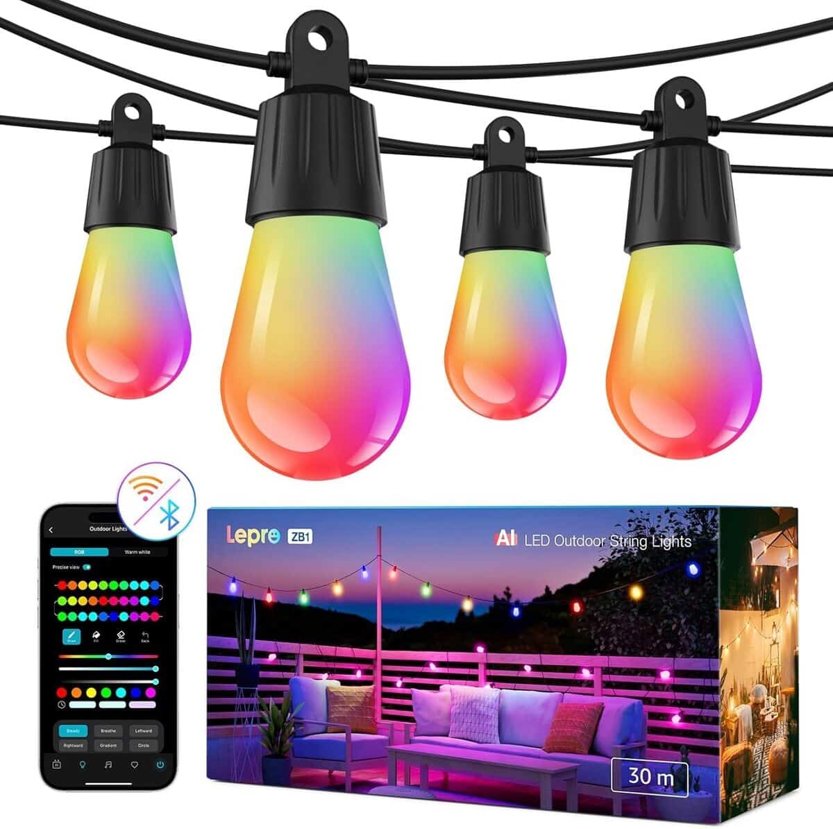Test de la guirlande lumineuse intelligente Lepro ZB1
