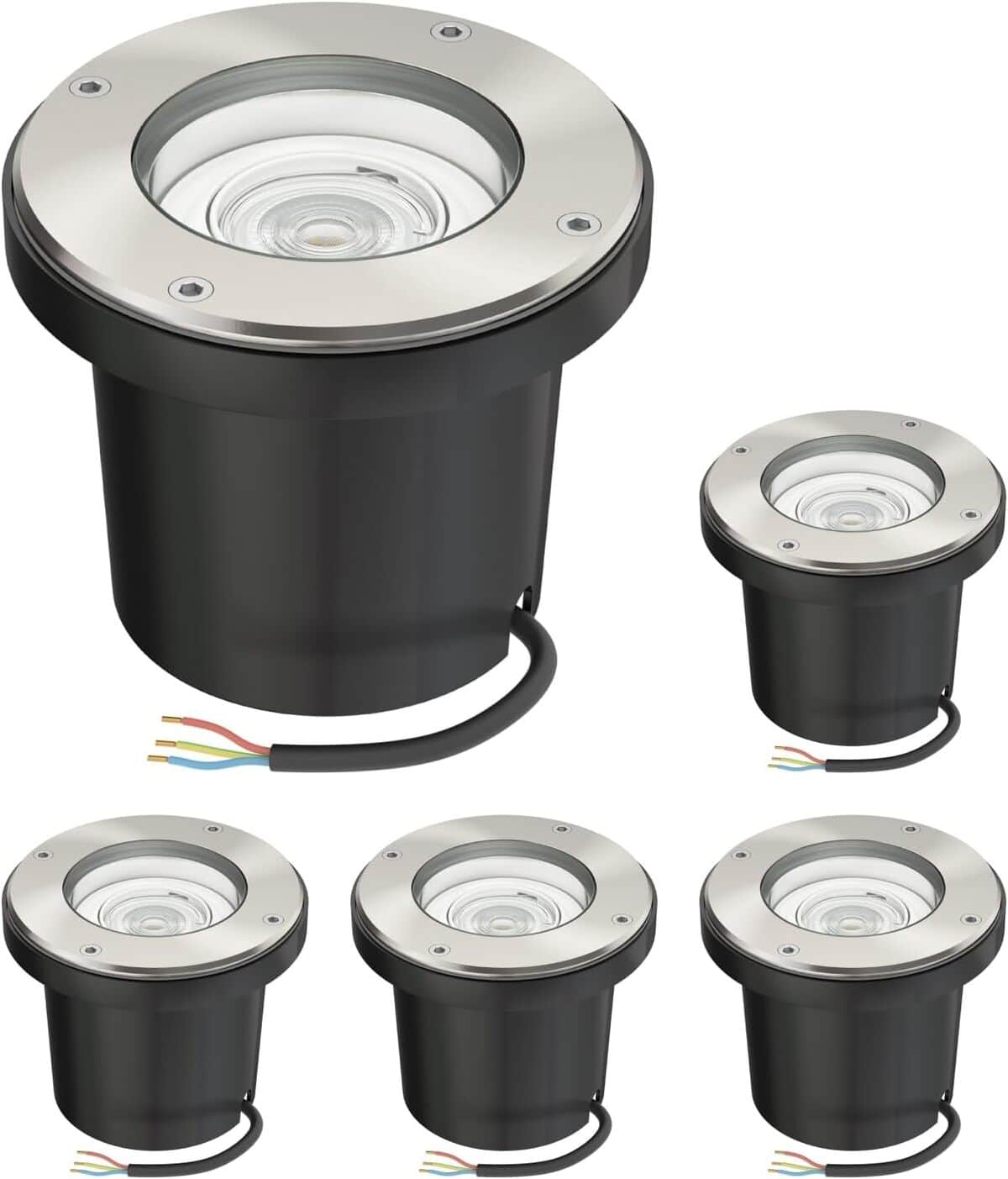 Test des lampes encastrées BOFU de ledscom.de pour l'extérieur