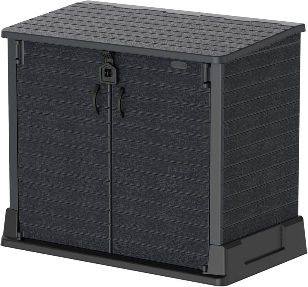 Test du coffre de jardin Duramax StoreAway 850L : robuste et pratique