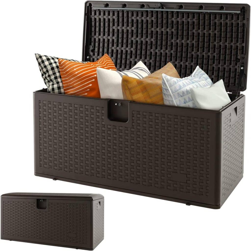 Test du coffre de rangement extérieur Costway 492L en HDPE : notre avis