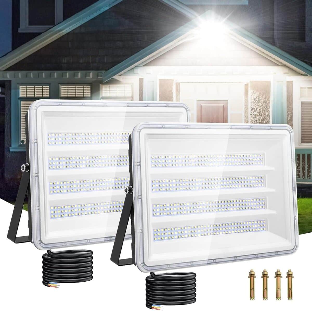 Test : viugreum 300W projecteur extérieur led impermeable
