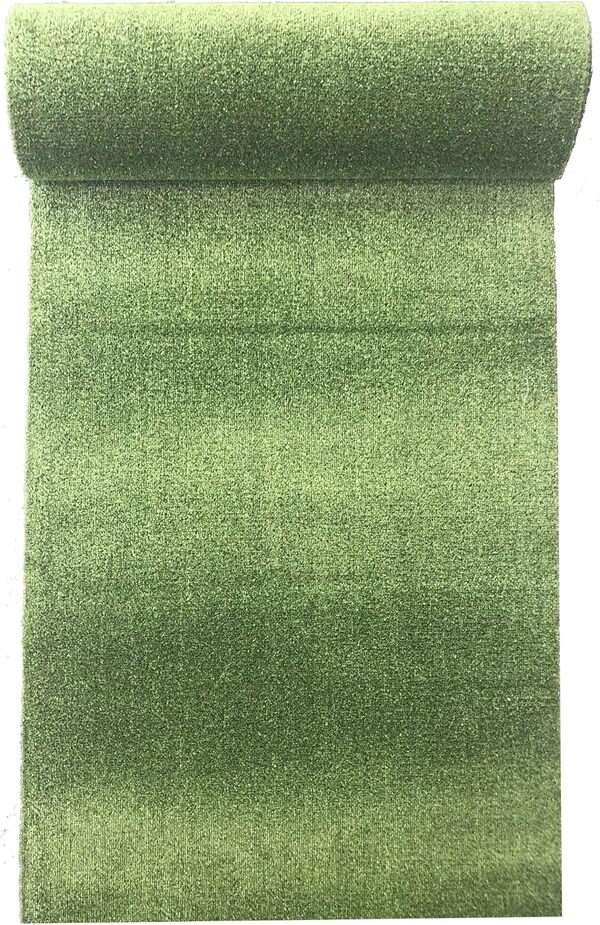 Carpeto Rugs Gazon Synthétique Exterieur - Faux Gazon Artificiel pour Balcon, Terasse et Jardin - Tapis Gazon au mètre - Fausse Herbe Balcon - Tapis Herbe Artificielle - Vert - 100 x 120 cm