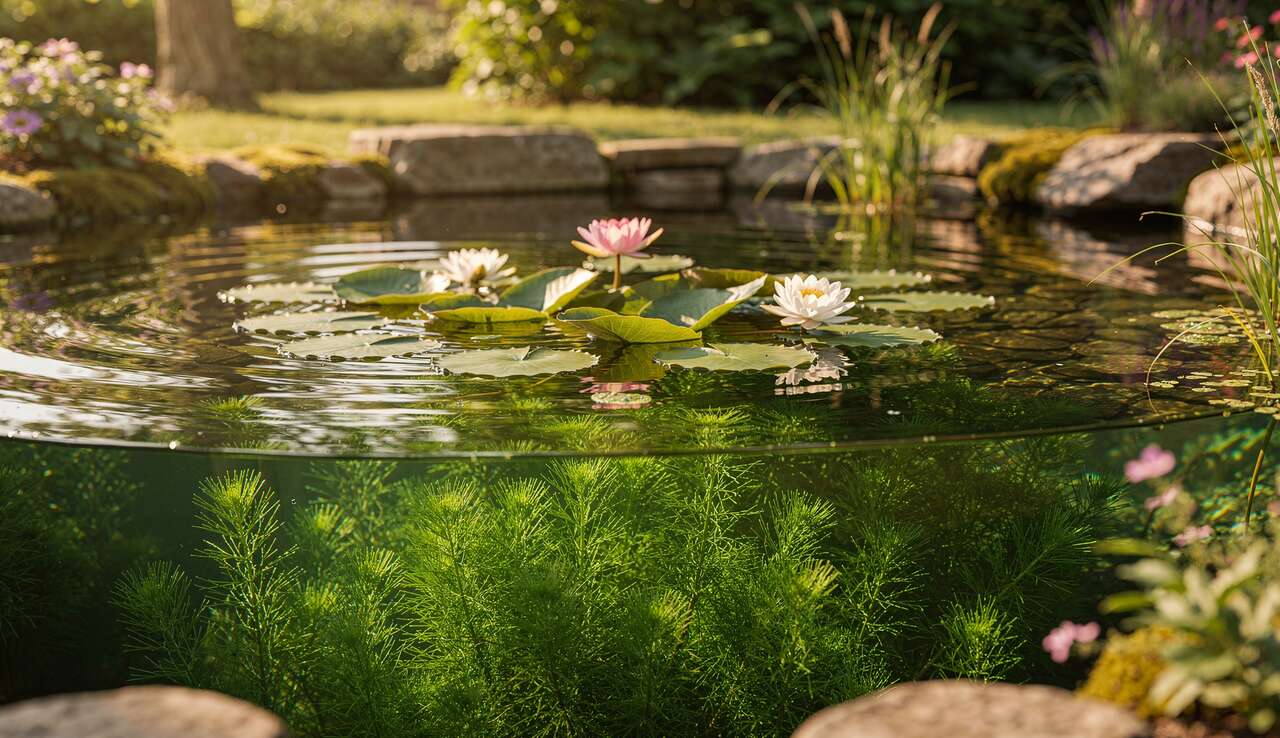 Quelles plantes oxygénantes installer dans un bassin ?