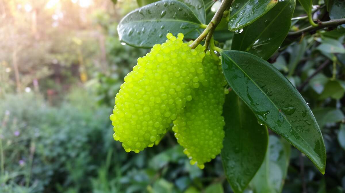 Récolter le citron caviar dans votre jardin Récolter le citron caviar dans votre jardin