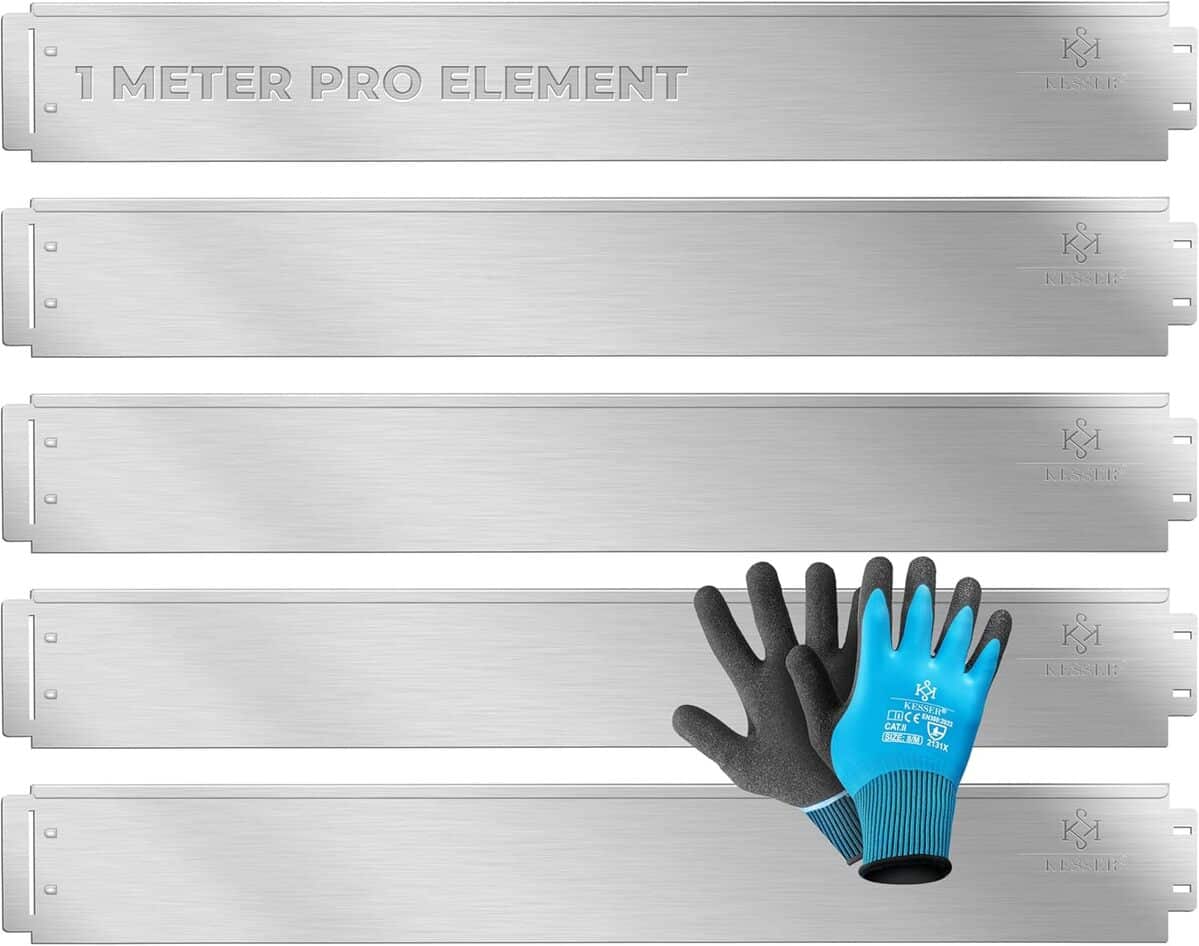 Test bordure de jardin métal Kesser : efficacité et design ajustable